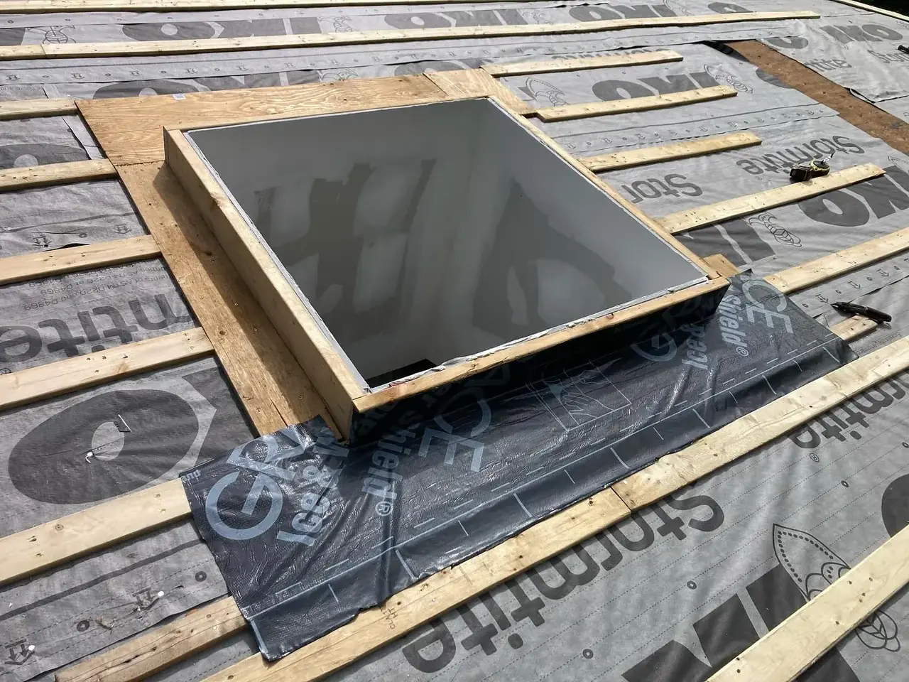 Skylight installation
